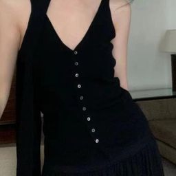KPOP Shoulder Straps Sleeveless Top-image-75