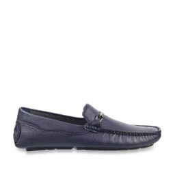 Mochi Men's Navy Casual Loafers-picture-19