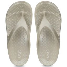 Doubleu Women's Ecru Flip Flops-picture-30