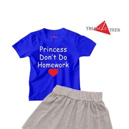 TRIANGLETEES Girls T-shirt with Skirt-image-94