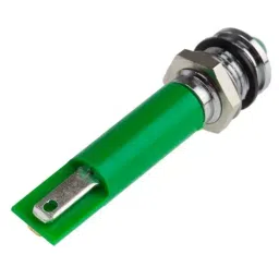 RS PRO Green Panel Mount Indicator 12V DC, Mounting Hole Size 8 mm, Termination Type Solder Tab, IP Rating IP67, Model No 208087 image 3