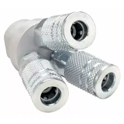 SPEEDAIRE Air Gun Manifold Aluminum 6.35 mm (1/4 inch) FNPT, 22YK99 for 22YK37/22YK38/22YK39/22YK40-13