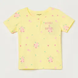 Juniors by Lifestyle Girls Cotton Printed T-shirt-54
