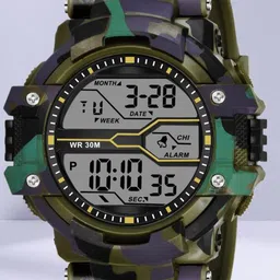 Hala Men Solid Round Tang Regular Digital Watch-8