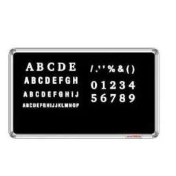 Alkosign 36mm English Letters For Peg board ASL 36-45