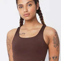 Silvertraq Brown Bra Lightly Padded-50