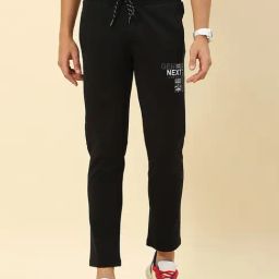 Monte Carlo Black Regular Fit Trackpants-image-50