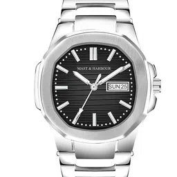 Mast & Harbour Men Dial & Stainless Steel Bracelet Style Straps Analogue Watch MNHM021A-picture-8