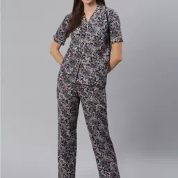 Moda Rapido Women Printed Night suit-picture-24