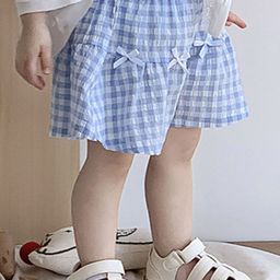 LULU & SKY Girls Checked Technology Shorts-image-37