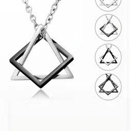 V FASHION JEWELLERY Men Silver-Plated Necklace-picture-2