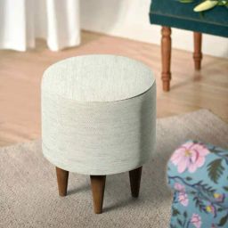 Chumbak French Srilanka Solid Ivory Wood Ottoman-image-22