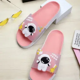 Pampy Angel Women's Pink Slides-image-71
