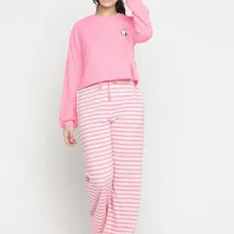 Lil Tomatoes Kids Girls Cotton Night Suits-image-11