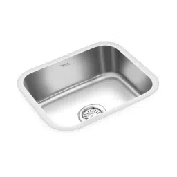 Hindware Flamingo UM 18x16x8 Inch SS Single Bowl Kitchen Sink-picture-41