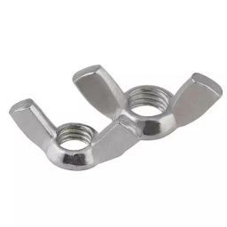 GENERIC M8 Butterfly Wing Nut Silver (Pack of 25 Pcs) image 1