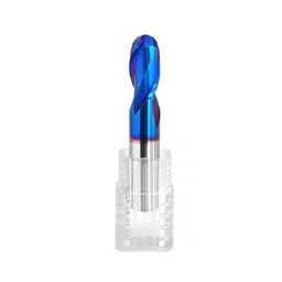SRK 20x40x100 mm 2 Flute Blue Nano Coating 65 HRC Standard Solid Carbide Ball Nose End Mill (Pack of 10 Pcs)-image-12