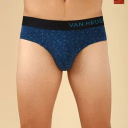 Van Heusen Pack Of 2 Printed Mid-Rise Briefs IHQEBR2C434510007-37