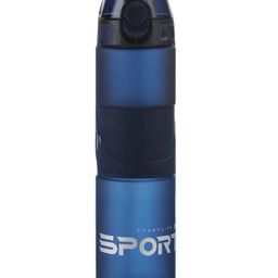FunBlast Unbreakable Water Bottle with Sipper and Straw Blue - 700 ml-image-47