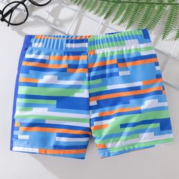 Pine Kids Striped Swimming Trunk - Blue-image-77