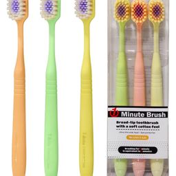 FunBlast Multi Angle Broad Tip Soft Bristles Tooth Brush SetPack of 3 Multicolor-26
