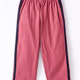 Tango Single Jersey Full Length Lounge Pant With Hippo Print - Rust image 2
