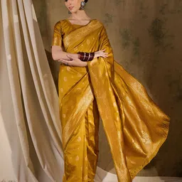 SHADOW & SAINING Woven Design Zari  Kanjeevaram Saree-picture-46