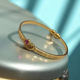 AARTISAI Gold-Plated Stone-Studded Bangle-55