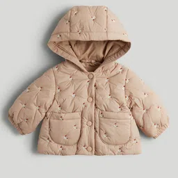 mothercare Girls Textured Padded Jacket-picture-7