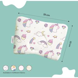 ADMIRAE Premium Head Shaping Memory Foam Baby Pillow, Unicorn Print image 5
