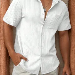 Fifth U Men Striped Casual Shirt-picture-35