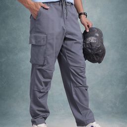 The Roadster Life Co.Men Cargo Style Parachute Trousers-picture-11