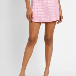 Forever 21 Women Pink Mini Skirt-image-76