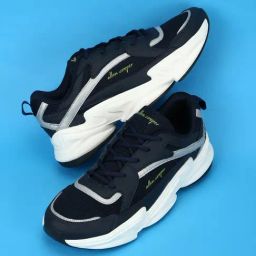 Allen cooper Men's Navy Running Shoes-14