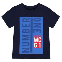 Mothercare Kids Navy Cotton Printed T-Shirt-image-23