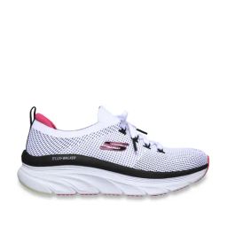 Skechers Women's D'LUX WALKER-REFRESHING MOOD White Black Casual Slip Ons-image-37