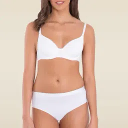 Jockey White T-Shirt Bra - 1245 (Prints & Colors May Vary)-picture-12