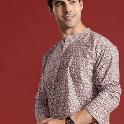 Anouk Men Ethnic Motifs Printed Kurta-18