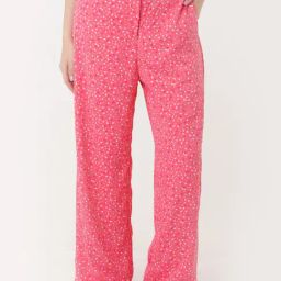 Zink London Pink Printed Trousers-image-68