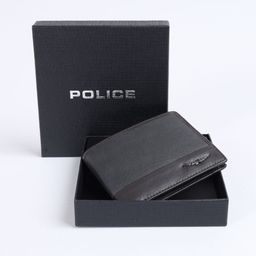 Police Men Leather Two Fold Wallet-image-26