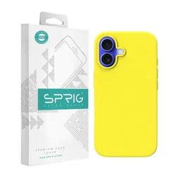 SPRIG Solid Printed iPhone 16 Plus Bumper Case Mobile Accessories-34