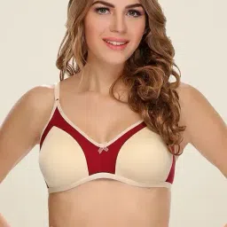Clovia Beige Solid Sports Bra-image-37