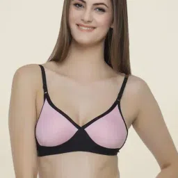 Clovia Light Pink Solid Seamless Bra-picture-24