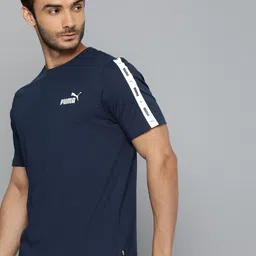 Puma Men Essentials+ Tape Regular Fit T-shirt-image-90
