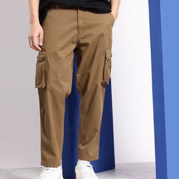 Aeropostale Men Casual Cotton Strechable Cargos Trousers-image-36