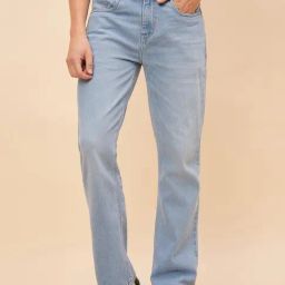 High Star Sea Blue Cotton Comfort Fit Jeans-image-47