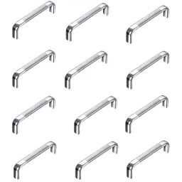 GENERIC 152.4 mm (6 Inch) Stainless Steel Chrome D Type Drawer Pull Handle (Pack of 12)-picture-26