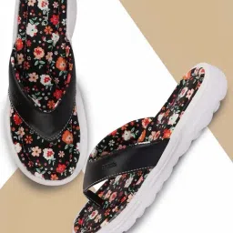 Fausto Women's Black Flip Flops-picture-31