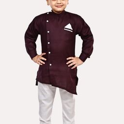 Superminis Boys Regular Pure Cotton Kurta with Pyjamas-10