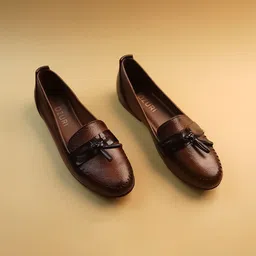 Ozuri Women Ballerinas with Buckles Flats-image-9